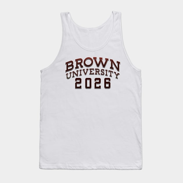 Brown University Class of 2026 Tank Top by MiloAndOtis